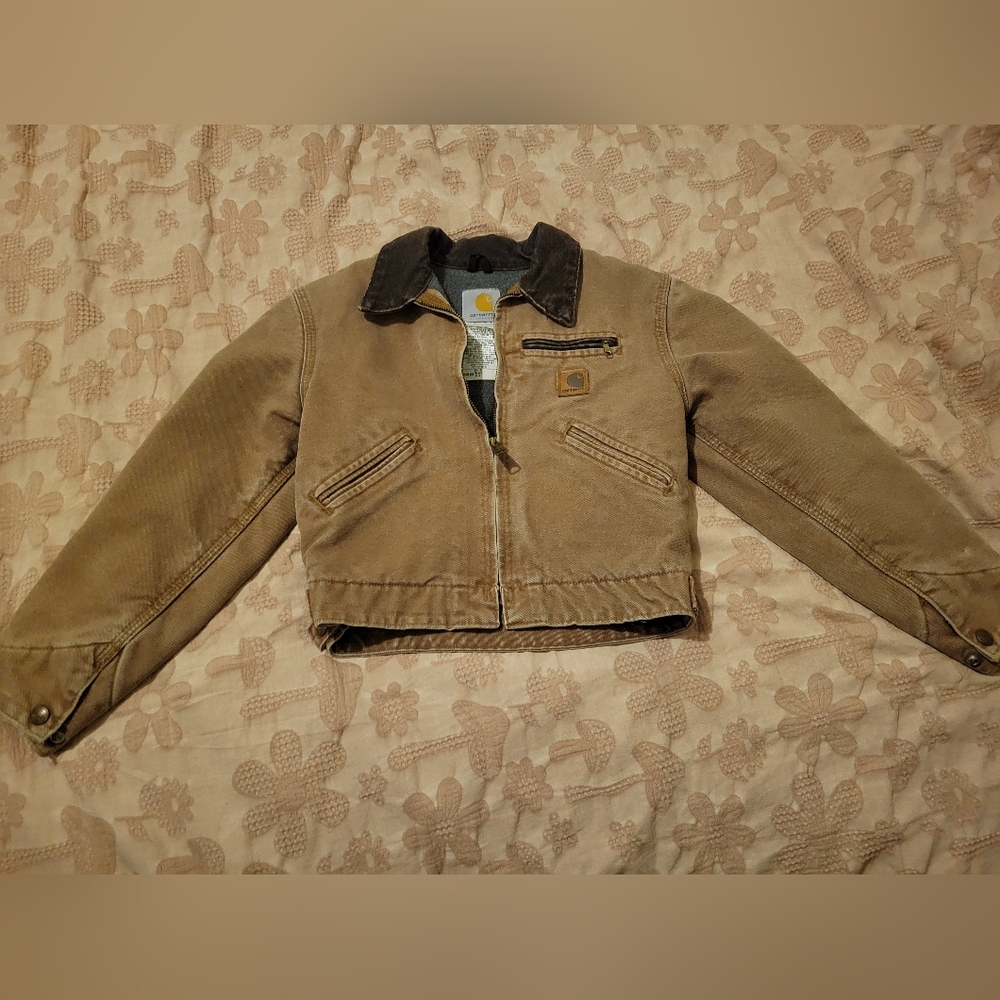 Carhartt Kids Jean Jacket - Brown and Black